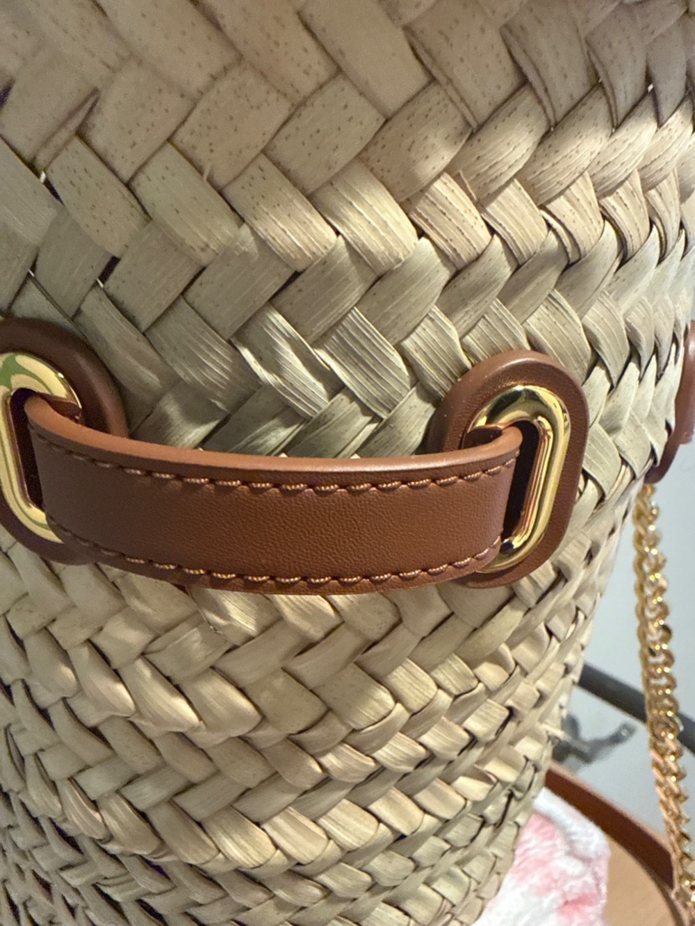 Veronica beard raffia tote bag - Picture 4 of 8